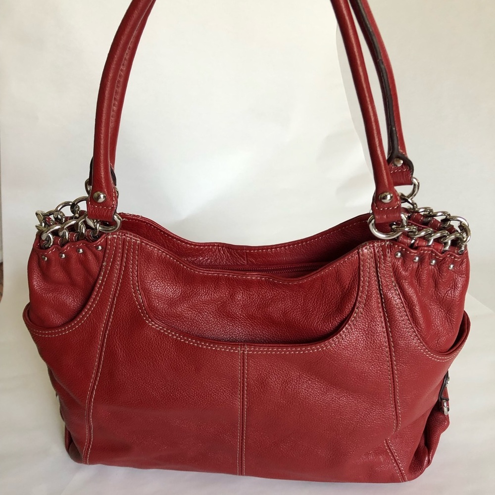 Tignanello red shoulder bag